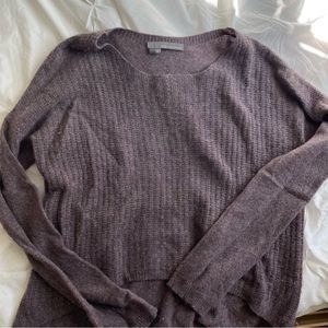 PURPLE CASHMERE SWEATER